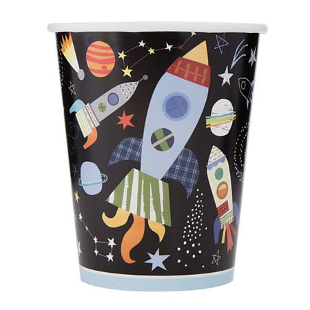 Outer Space Paper Cups - 9oz  - Pack of 8