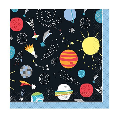 Outer Space Luncheon Napkins - Pack of 16
