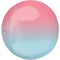 Ombre Red and Blue Orbz Foil Balloon - 38cm