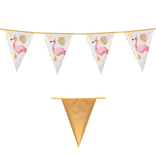 Flamingo Gold Foil Bunting - 4m