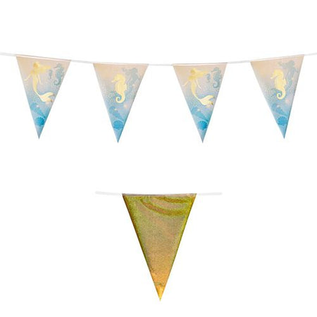 Mermaid Gold Foil Bunting - 4m