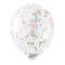 Pink, Blue and Gold Star Confetti Balloons - 15