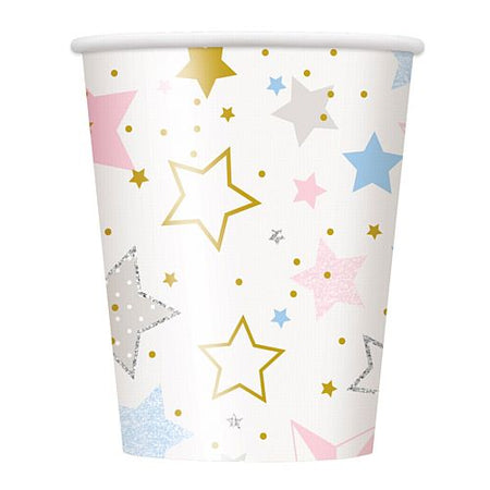 Twinkle Twinkle Little Star Paper Cups - 250ml - Pack of 8