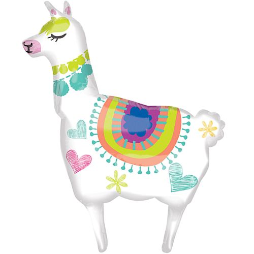 Llama Supershape XL Foil Balloon - 1.4m