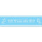 Blue Hearts Personalised Banner - 1.2m
