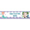 Mermaid Personalised Photo Banner - 1.2m