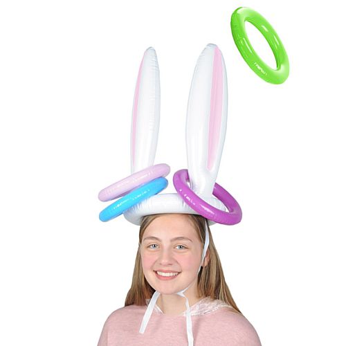 Bunny Ears Ring Toss - Inflatable - 43cm - Set of 5