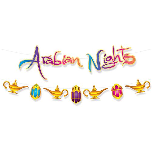 Arabain Nights Letter Banner Set - 3.6m