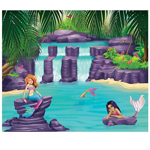 Mermaid Lagoon Backdrop - 1.8m