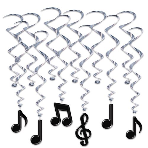 Musical Notes Whirls - 81cm - Pack of 12