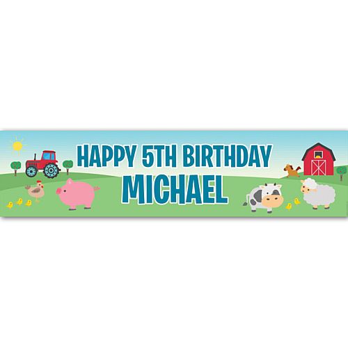 Farm Personalised Banner - 1.2m