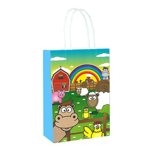 Farm Paper Party Bags - 21cm - Each