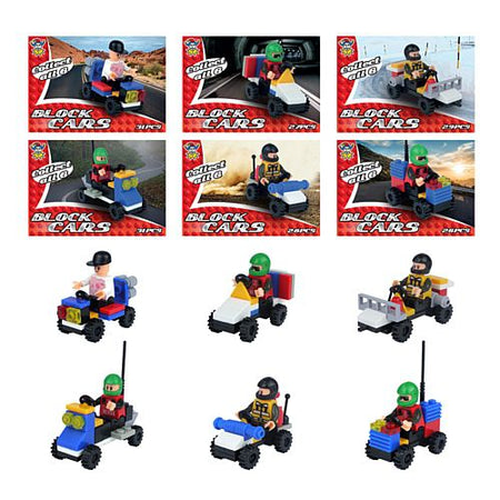Toy Brick Cars - Assorted - Each