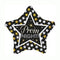 Prom Night Black & Gold Star Foil Balloon - 18