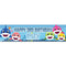 Baby Shark Party Personalised Banner - 1.2m