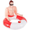 Inflatable Lifeguard Hunk Swim Ring - 88cm