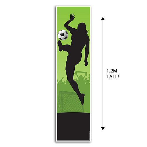 Women's Football Portrait Wall Banner Decoration - 1.2m