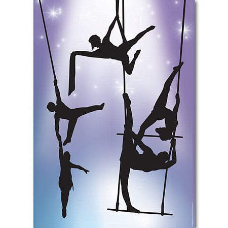 Circus Acrobats Poster - A3