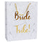 Bride Tribe Marble and Gold Foil Gift Bag