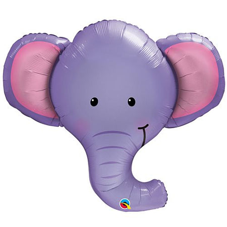 Ellie the Elephant Face Foil Balloon - 39