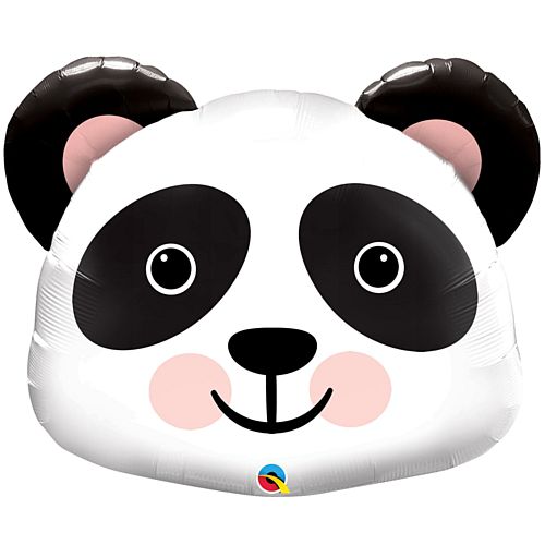 Precious Panda Face Foil Balloon - 31"