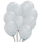 Pale Grey Latex Balloons - 11