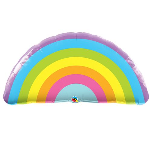 Pastel Rainbow Shaped Foil Balloon - 20"