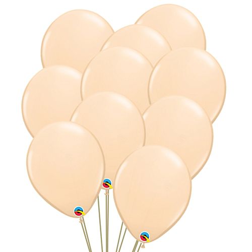 Blush Peach Latex Balloons - 11" - Pack of 10