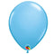 Pale Blue Plain Colour Mini Latex Balloons - 5