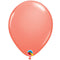 Coral Peach Plain Colour Mini Latex Balloons - 5