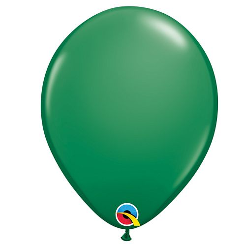 Green Plain Colour Mini Latex Balloons - 5" - Pack of 10