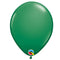 Green Plain Colour Mini Latex Balloons - 5