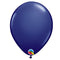 Navy Blue Plain Colour Mini Latex Balloons - 5