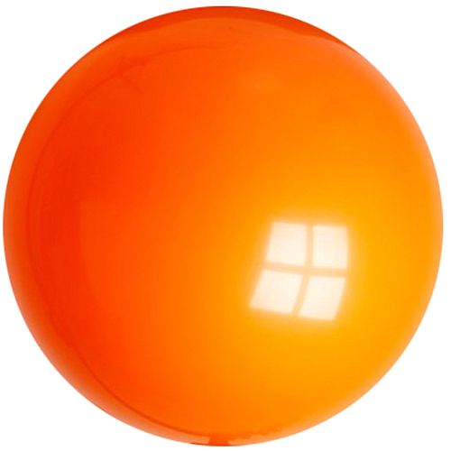 Orange Giant Round Latex Balloons - 24" - Pack of 10