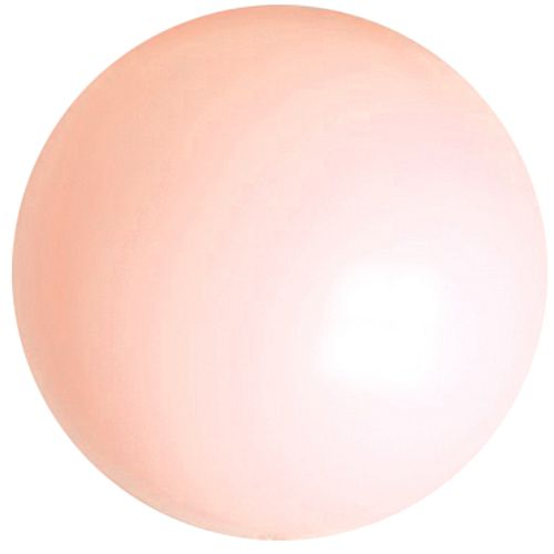 Peach Pink Giant Round Latex Balloons - 24" - Pack of 10