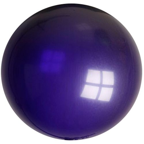 Purple Giant Round Latex Balloons - 24" - Pack of 10