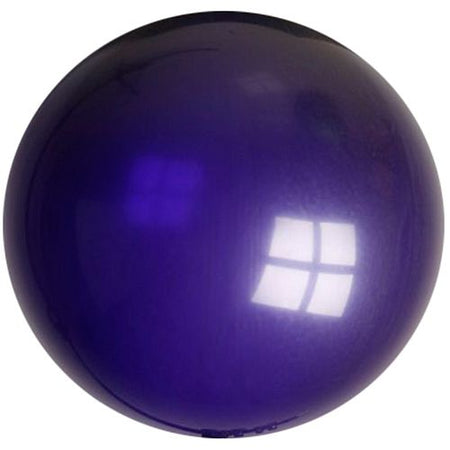 Purple Giant Round Latex Balloons - 24