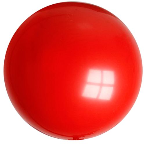 Red Giant Round Latex Balloons - 24" - Pack of 10