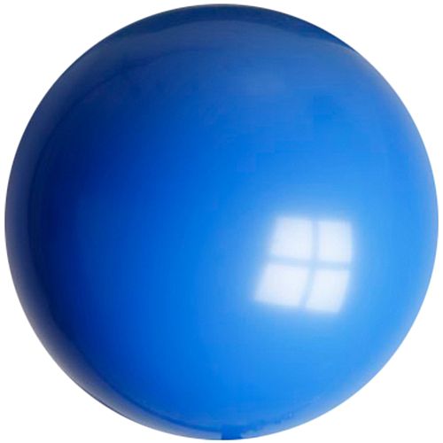Royal Blue Giant Round Latex Balloons - 24" - Pack of 10