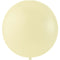Pastel Ivory Giant Round Latex Balloons - 24