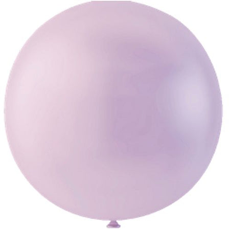Pastel Lavender Giant Round Latex Balloons - 24