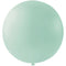 Pastel Mint Green Giant Round Latex Balloons - 24