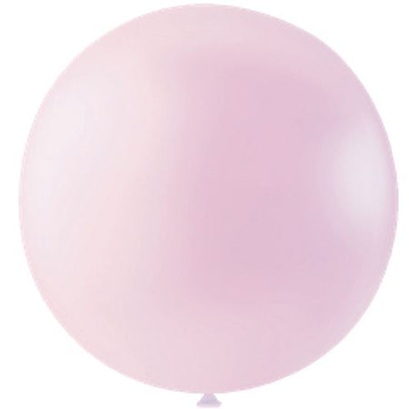 Pastel Pink Giant Round Latex Balloon - 24