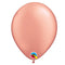 Rose Gold Plain Colour Mini Latex Balloons - 5