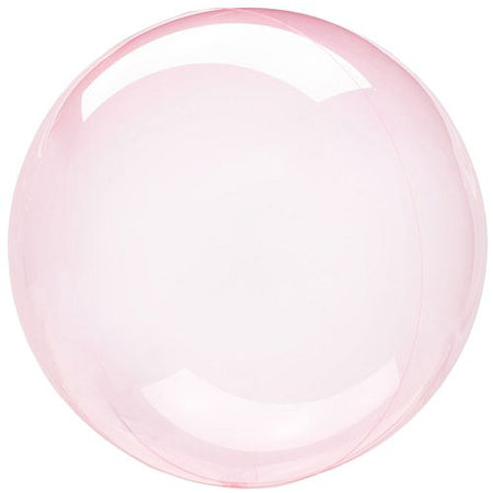 Clear Pink Bubble Round Balloon - 18