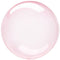Clear Pink Bubble Round Balloon - 18