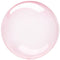 Clear Pink Bubble Round Balloon - 18