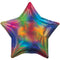 Rainbow Iridescent Foil Star Balloon - 18
