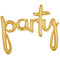 Party Gold Script Phrase Air-Fill Foil Balloon - 39