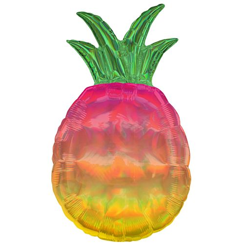 Iridescent Pineapple Supershape Foil Balloon - 31"